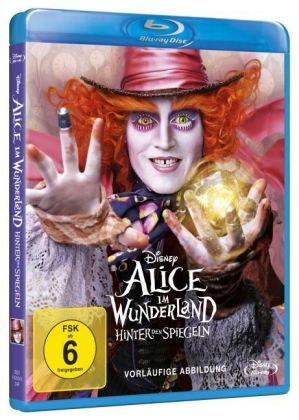 Alice im Wunderland: Hinter den Spiegeln, 1 Blu-ray