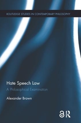 Hate Speech Law - Alex Brown