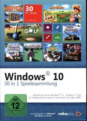 Windows 10 - 30 in 1 Spielesammlung, 1 CD-ROM