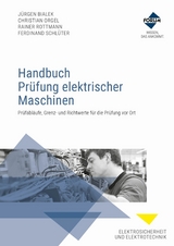 Handbuch Prüfung elektrischer Maschinen - Jürgen Bialek, Christian Orgel, Rainer Rottmann, Ferdinand Schlüter