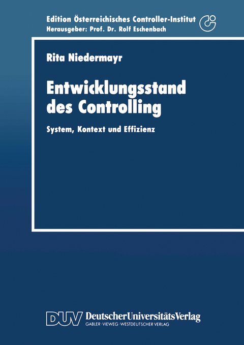 Entwicklungsstand des Controlling