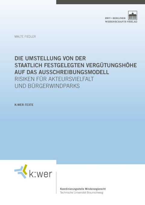 Die Umstellung von der staatlich festgelegten Vergütungshöhe auf das Ausschreibungsmodell - Malte Fiedler