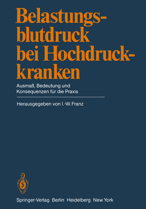 Belastungsblutdruck bei Hochdruckkranken - 