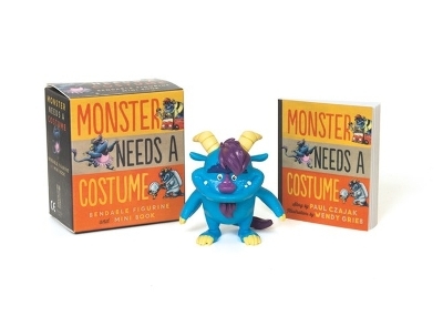 Monster Needs a Costume Bendable Figurine and Mini Book - Paul Czajak, Wendy Grieb