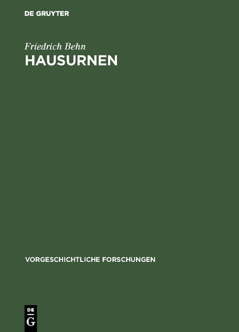 Hausurnen - Friedrich Behn