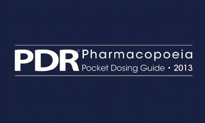 PDR Pharmacopoeia Pocket Dosing Guide 2013 -  Pdr Staff