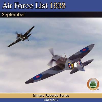 Air Force List 1938 - September