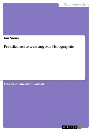 Praktikumsauswertung zur Holographie - Jan Sauer