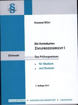 ZPO I - Karl-Edmund Hemmer, Achim Wüst