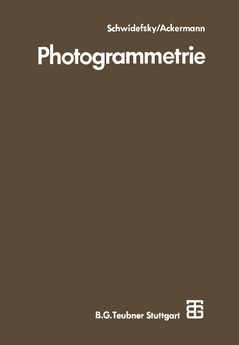 Photogrammetrie - Friedrich Ackermann