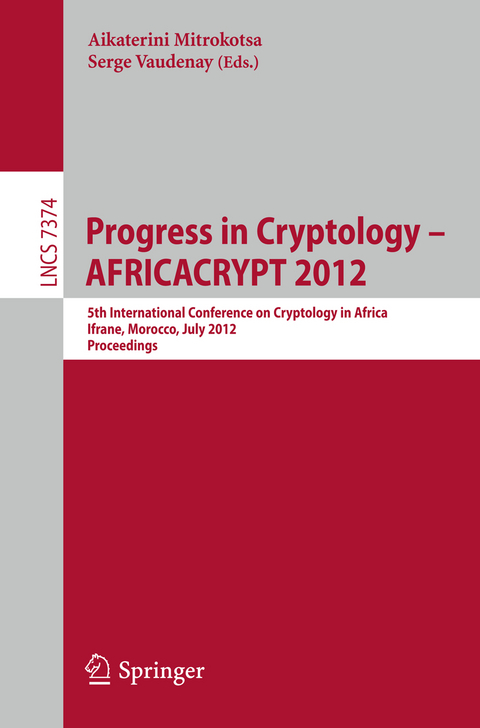 Progress in Cryptology -- AFRICACRYPT 2012 - 