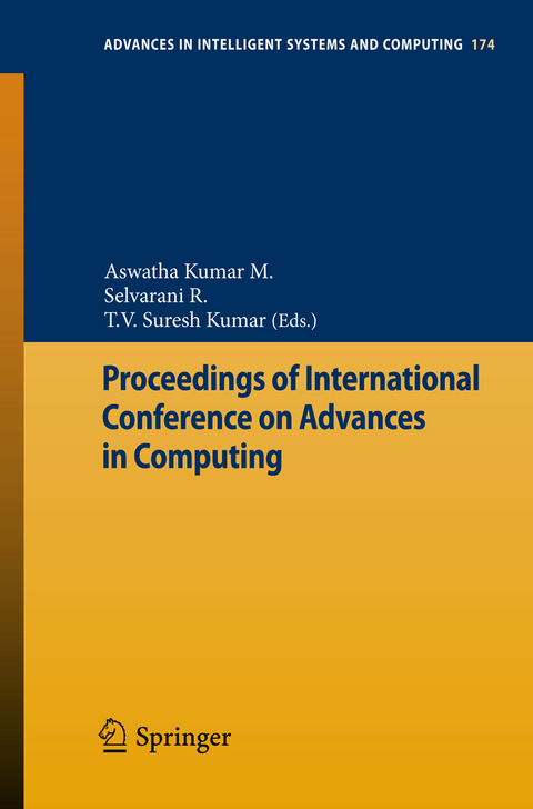 Proceedings of International Conference on Advances in Computing - 