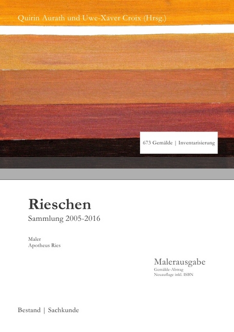 Sammlung Rieschen in 3. Auflage / Rieschen - Uwe-Xaver Croix