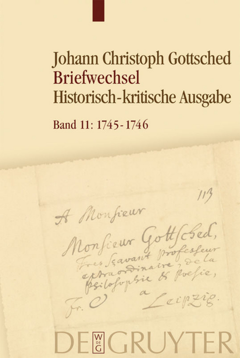 Johann Christoph Gottsched: Johann Christoph und Luise Adelgunde... / Oktober 1745 – September 1746 - 