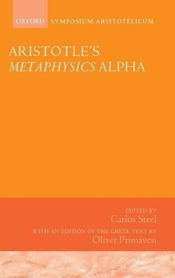 Aristotle's Metaphysics Alpha - Oliver Primavesi