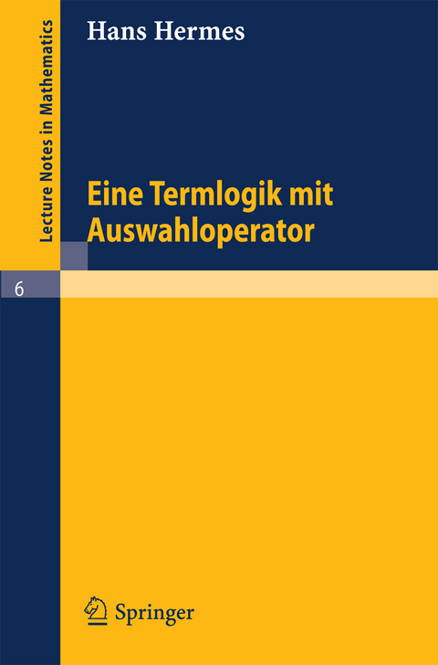 Term Logic with Choice Operator - Hans Hermes