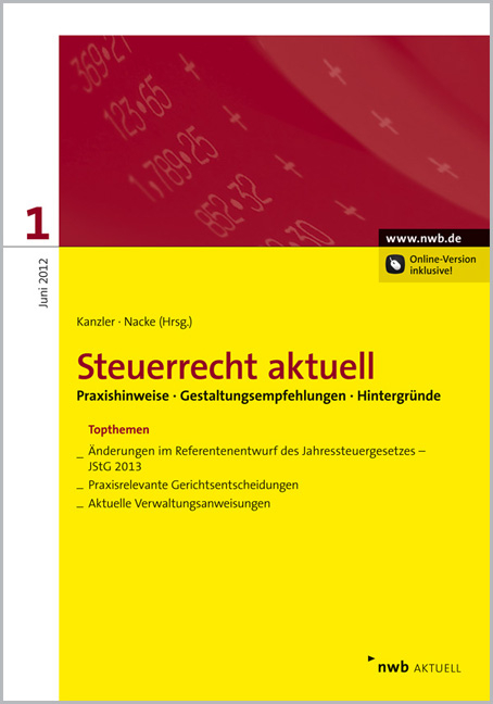 NWB Steuerrecht aktuell / Steuerrecht aktuell 1/2012 - 