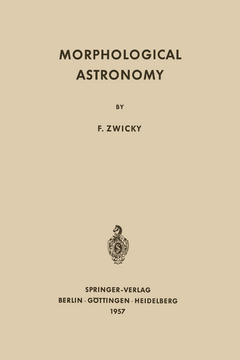 Morphological Astronomy - Fritz Zwicky