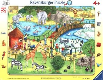 Viel Spaß im Zoo (Rahmenpuzzle)