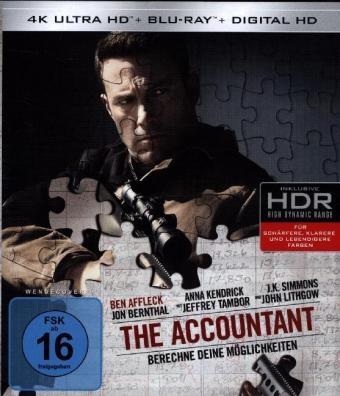 The Accountant 4K, 2 UHD-Blu-ray