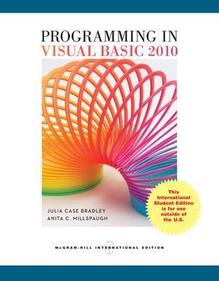 Programming in Visual Basic 2010 - Julia Case Bradley, Anita Millspaugh