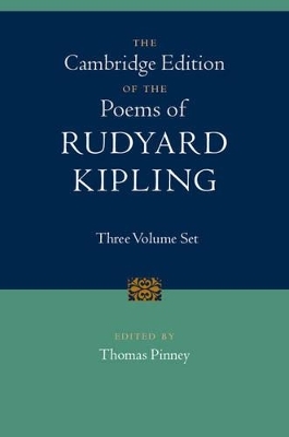 The Cambridge Edition of the Poems of Rudyard Kipling 3 Volume Hardback Set - Rudyard Kipling