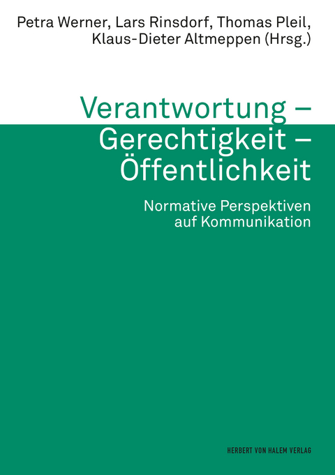 Verantwortung – Gerechtigkeit – Öffentlichkeit - 