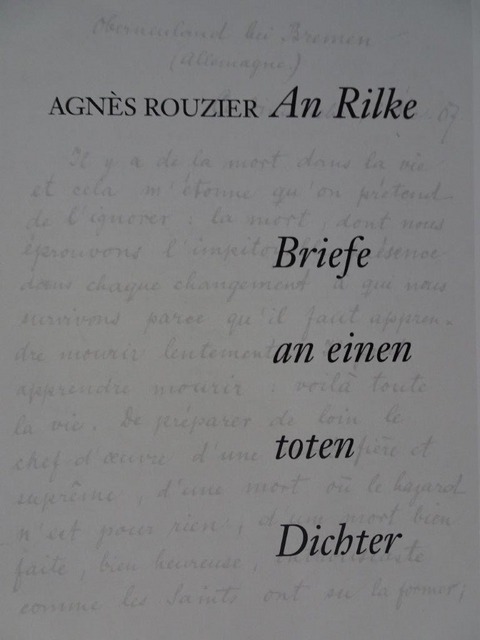 An Rilke - Agnès Rouzier