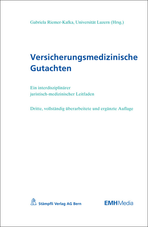 Versicherungsmedizinische Gutachten - Gabriela Riemer-Kafka