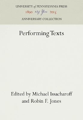 Performing Texts - 