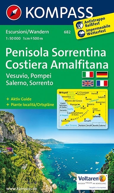 Halbinsel Sorrent /Penisola Sorrentina - Costiera Amalfitana - Vesuvio - Pompei - Salerno - Sorrento - 