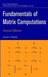 Fundamentals of Matrix Computations -  David S. Watkins