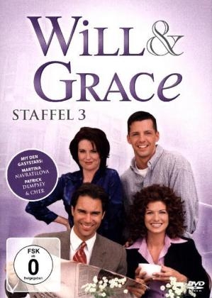 Will & Grace. Staffel.3, 4 DVD