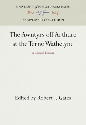 The Awntyrs off Arthure at the Terne Wathelyne - 
