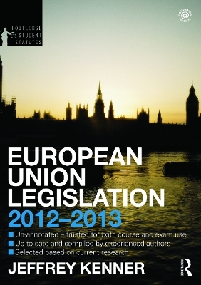 European Union Legislation - Jeffrey Kenner, Jeff Kenner