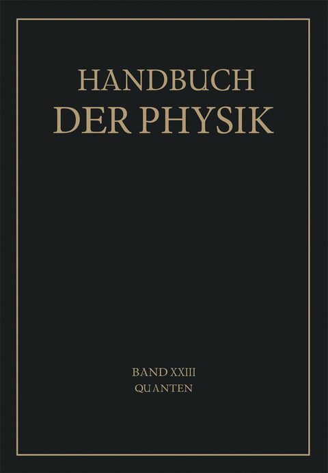 Quanten - W. Bothe, J. Franck, P. Jordan, H. Kulenkampff, R. Ladenburg, W. Noddack, W. Pauli, P. Pringsheim, H. Geiger