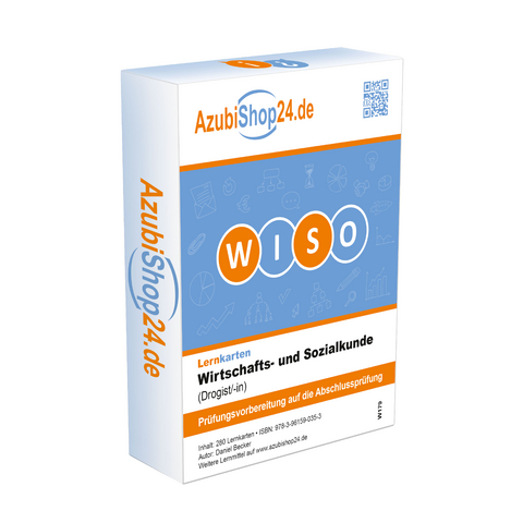 Lernkarten Wiso Wirtschafts- und Sozialkunde Drogist Prüfungsvorbereitung Wiso Prüfung - Daniel Becker