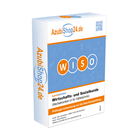 Lernkarten Wirtschafts- und Sozialkunde Mechatroniker für Kältetechnik Prüfungsvorbereitung Wiso Prüfung - Daniel Becker