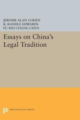 Essays on China's Legal Tradition - 