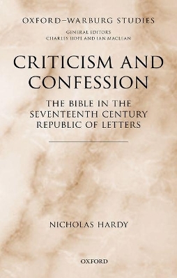 Criticism and Confession - Nicholas Hardy