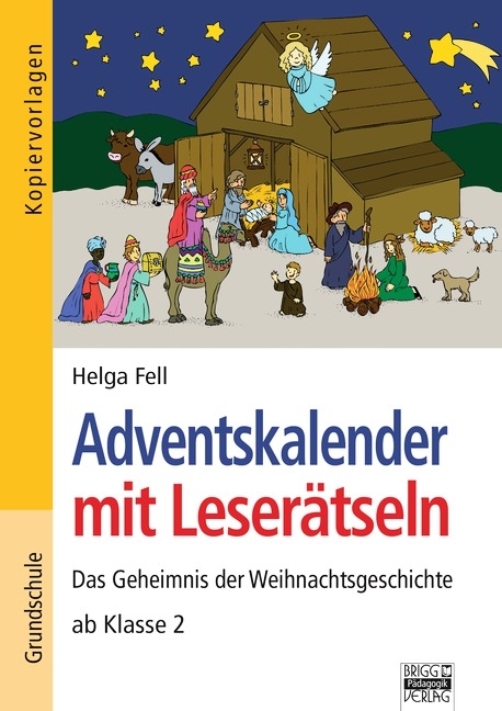 Adventskalender / Adventskalender mit Leserätseln - Helga Fell