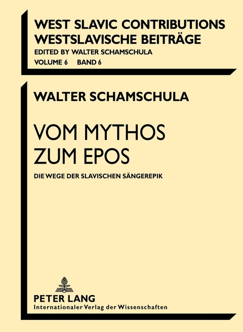 Vom Mythos zum Epos - Walter Schamschula