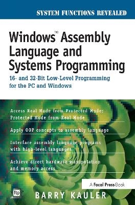 Windows Assembly Language and Systems Programming - Barry Kauler