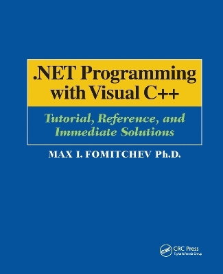 .NET Programming with Visual C++ - Max Fomitchev