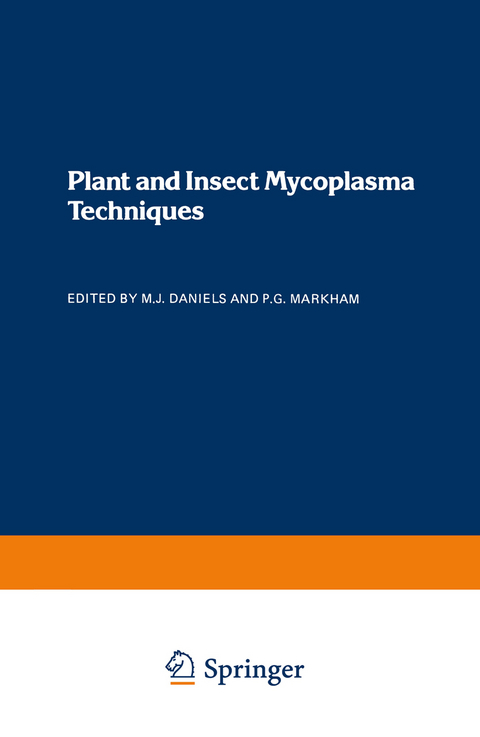 Plant and Insect Mycoplasma Techniques - 