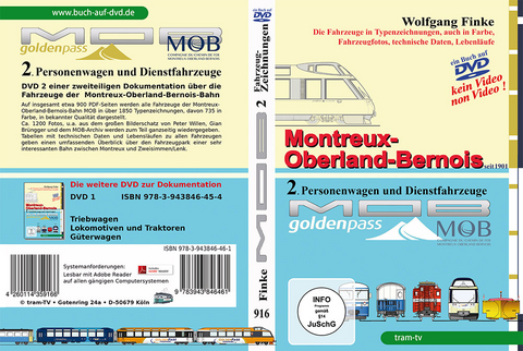 Die Fahrzeuge der Montreux-Oberland-Bernois-Bahn Teil 2 - Wolfgang Finke