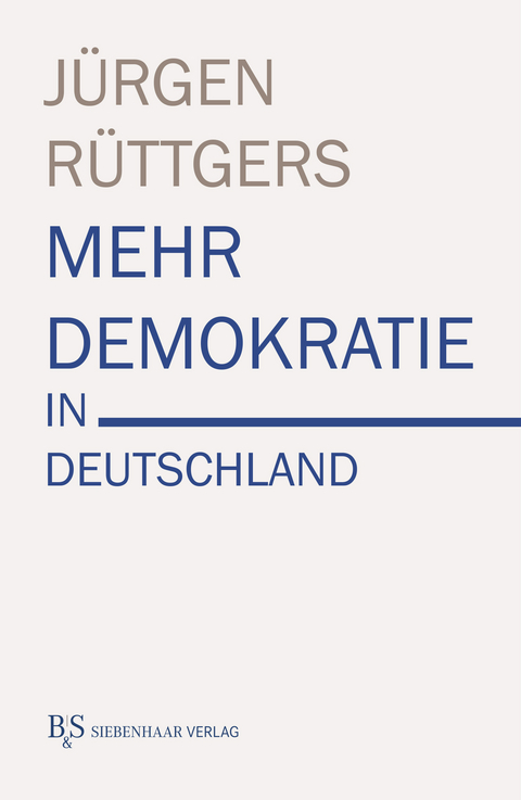 Mehr Demokratie in Deutschland - Jürgen Rüttgers