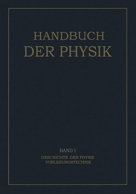 Geschichte der Physik Vorlesungstechnik - 