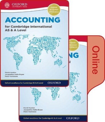 Accounting for Cambridge International AS & A Level Print and Online Student Book Pack (First Edition) - David Austen, Jacqueline Halls-Bryan, Peter Hailstone