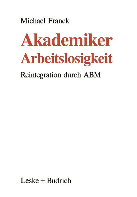 Akademiker-Arbeitslosigkeit - Michael Franck